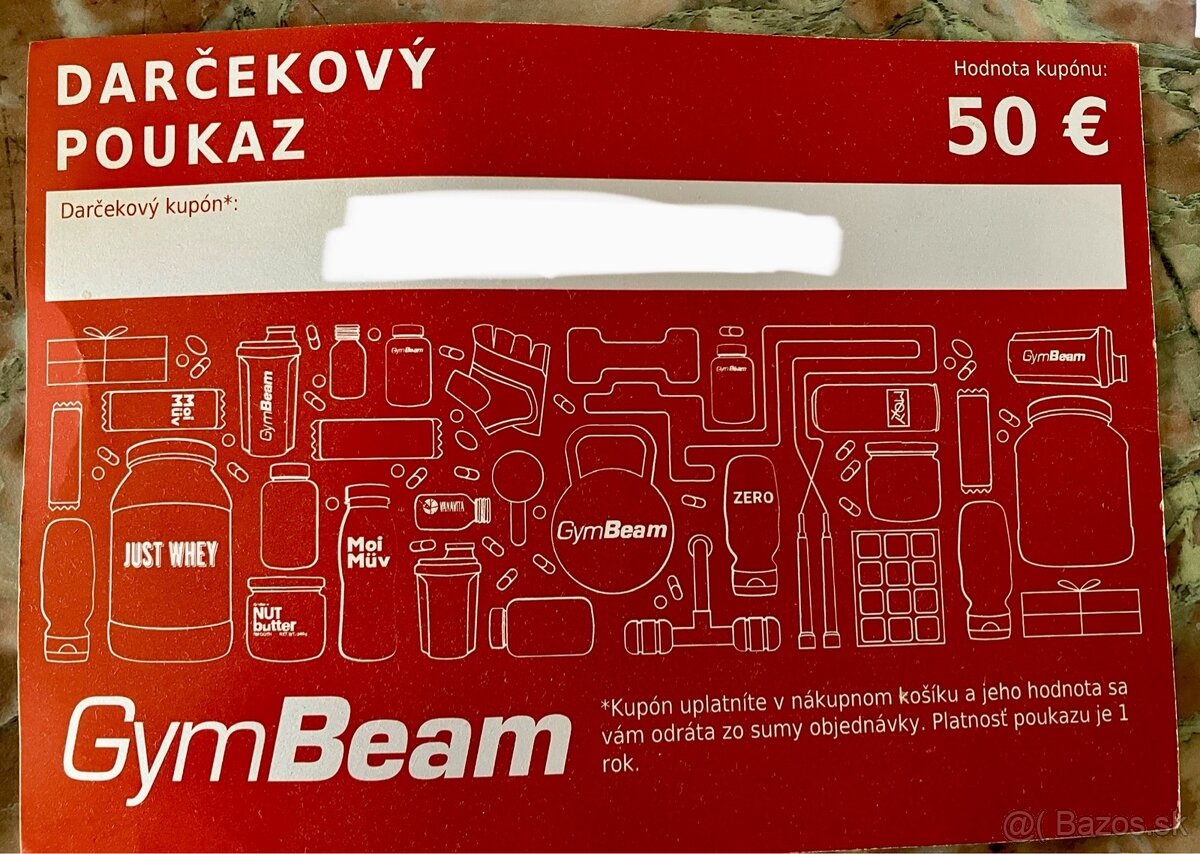 GymBeam zľava 5€