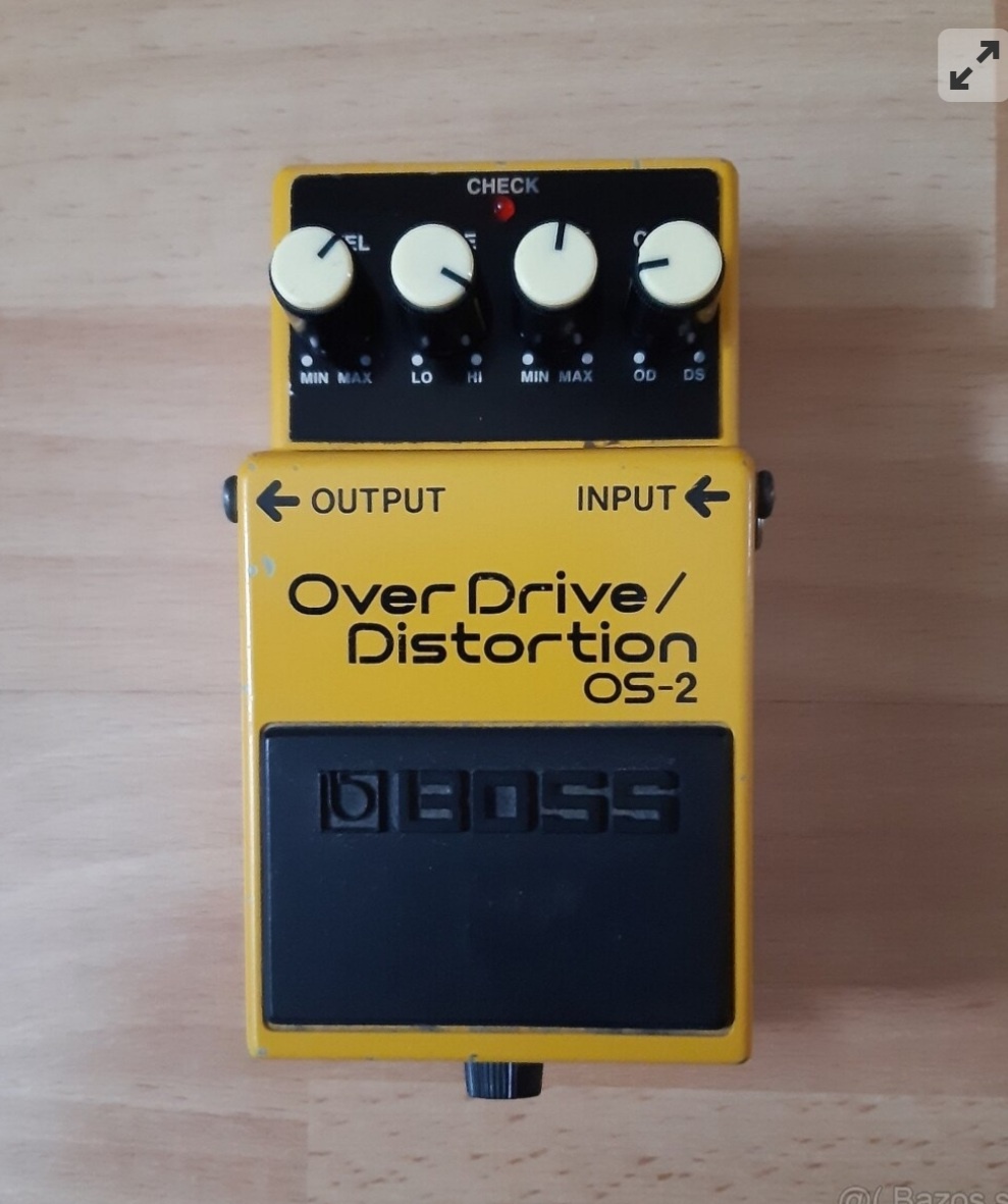 Predám efekt Boss OverDrive Distortion OS-2