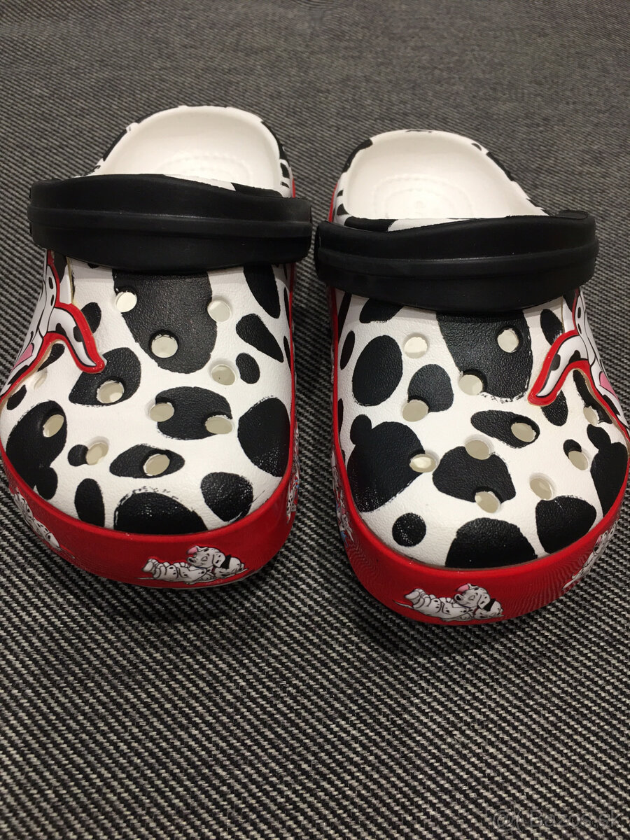 Crocs detské Dalmatians Clog White 24/25