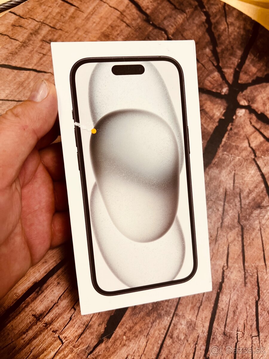 iPhone 15 black 128 neaktívny záruka Orange