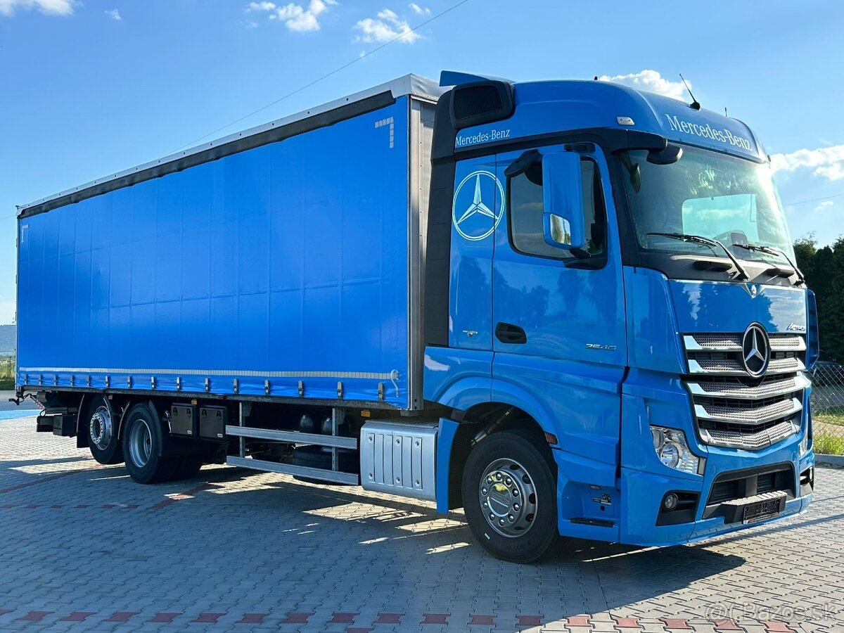 MERCEDES-BENZ ACTROS 2540 / H.ČELO / 23 PALETY / EURO 6