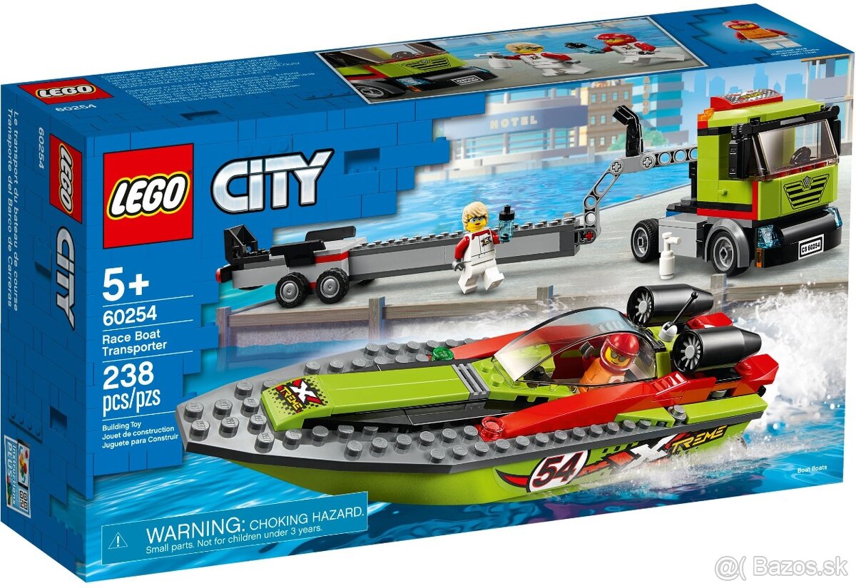 LEGO CITY 60254 - Preprava pretekárskeho člnu