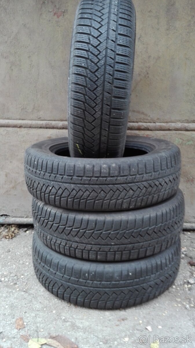 Predám 4-Zimné pneumatiky Continental Conti 215/65 R17