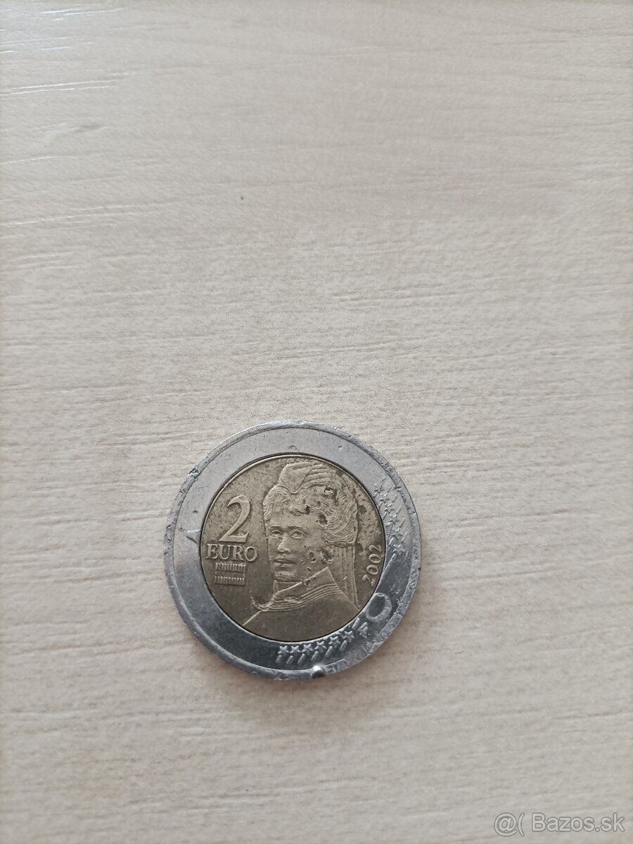 2€ raritná minca