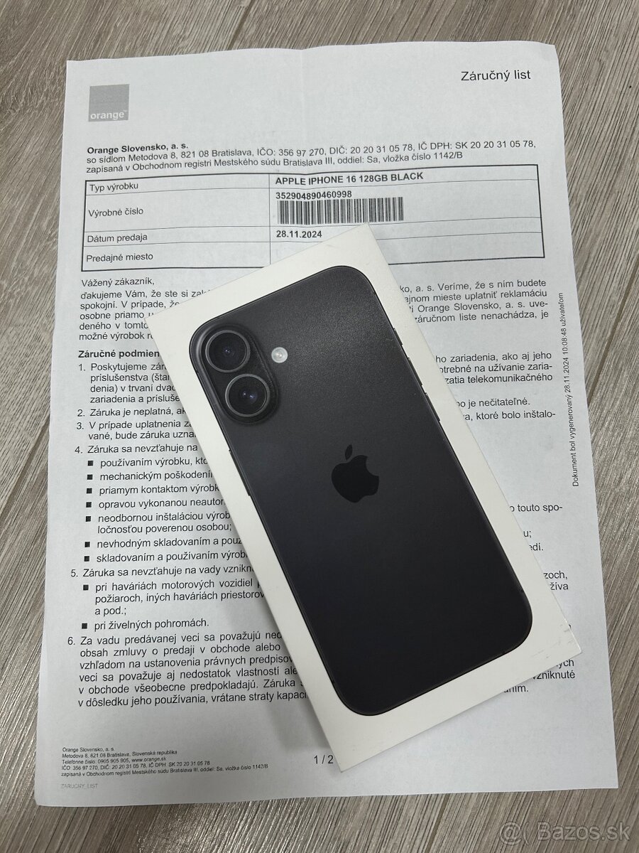 NOVY ZABALENY iPhone 16