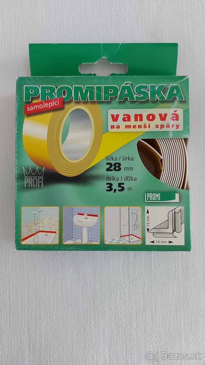 PROMI páska samolepiaca vaňová 28mm / 3,5 m NOVÁ