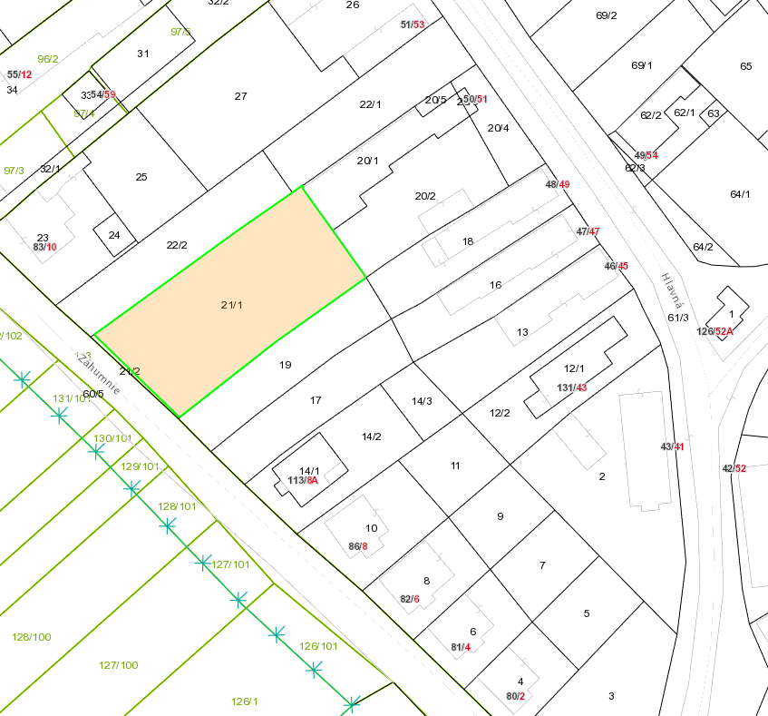 pozemok 100€/m2 Malé Bedzany okres Topoľčany 1318 m2