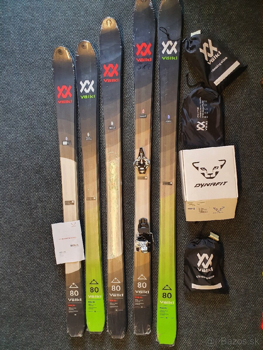 SKIALP SET VOLKL,DYNAFIT RADICAL,PASY,NOVE