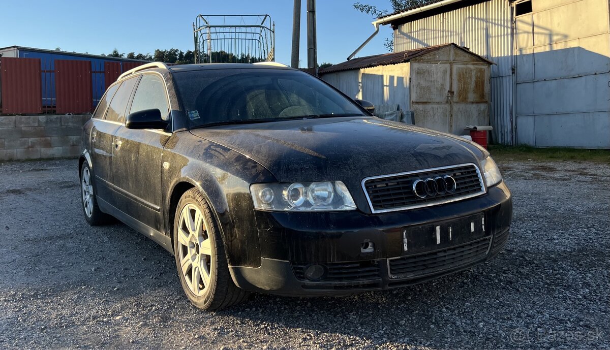 PREDÁM  na náhradné diely AUDI A4, 2.5TDI 120KW, 2003