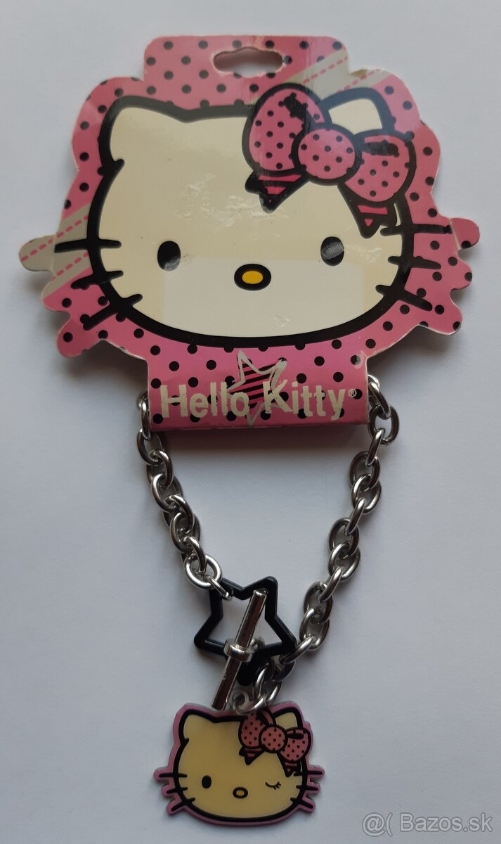 Hello Kitty kovovy naramok