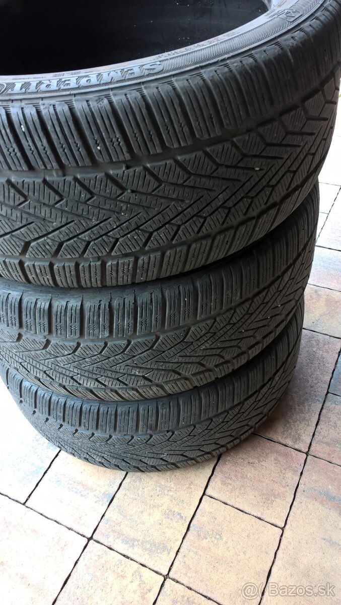 3 ks ZIMNÉ 245/40 r18 97V XL SEMPERIT 6 mm - PREDAM AJ 1 kus