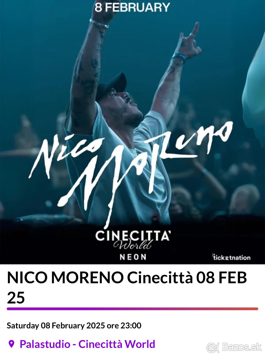 NICO MORENO - VIP Backstage - Rim, Taliansko 08.02.2025