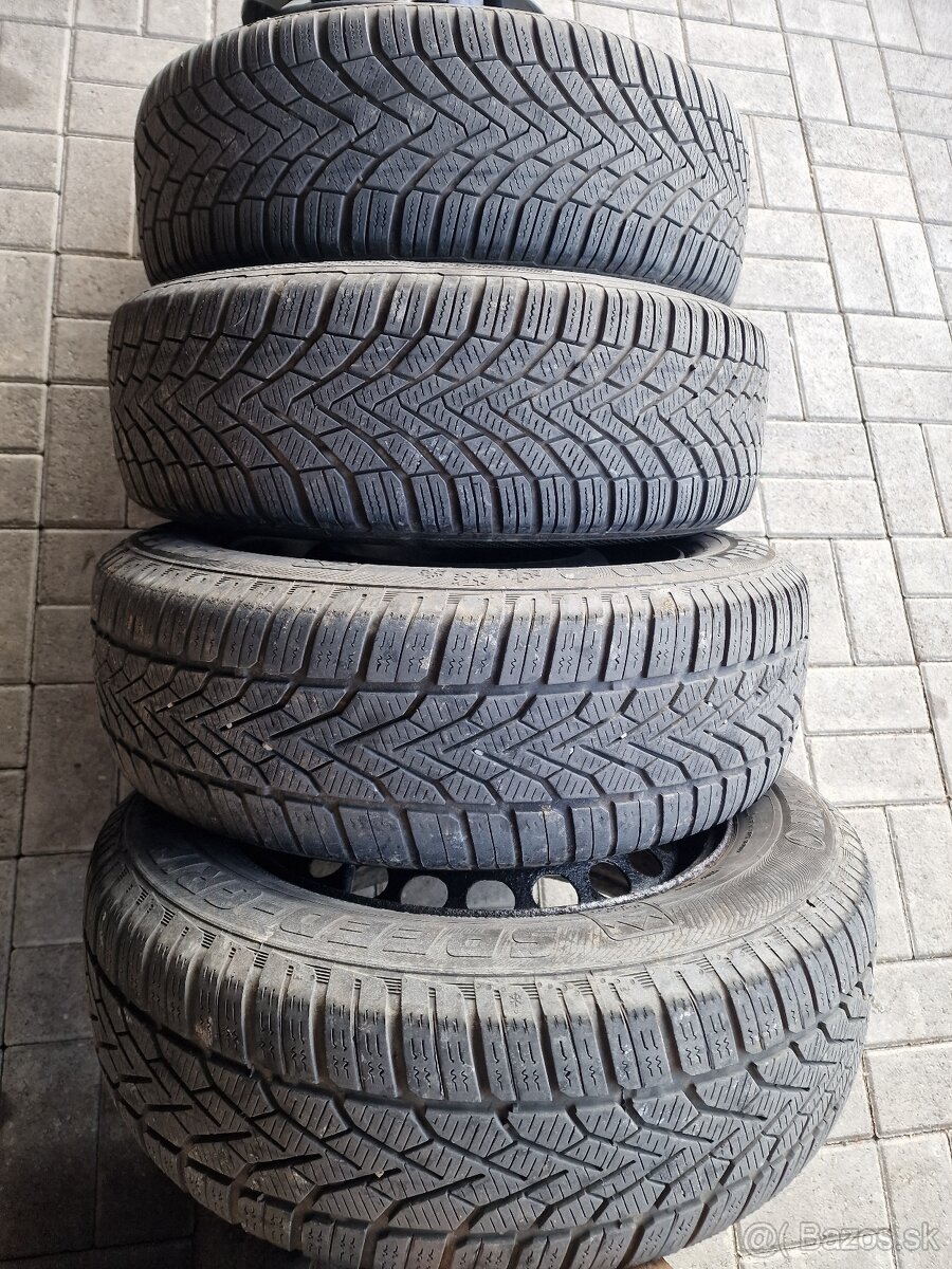 Predám zimnú sadu kolies 195/65r15