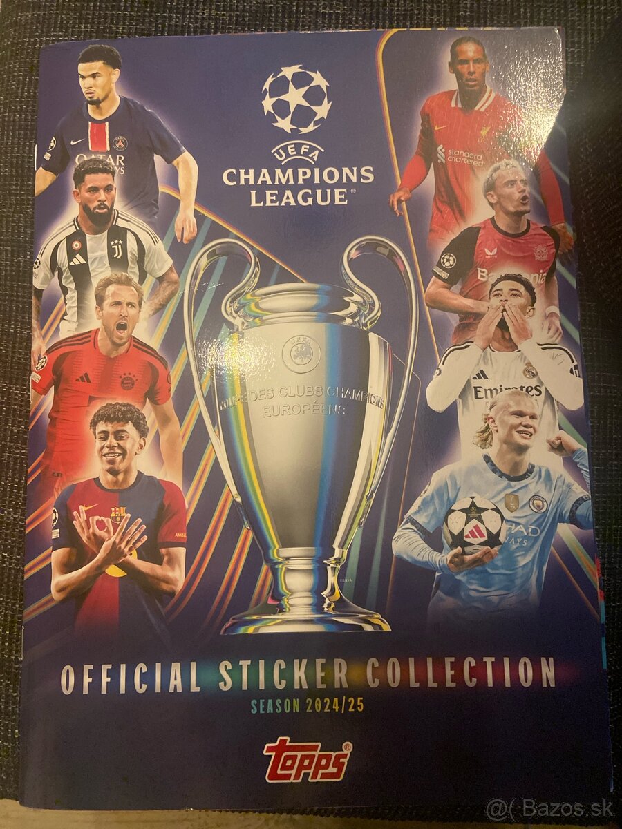 Vymením nálepky Topps UCL 24/25