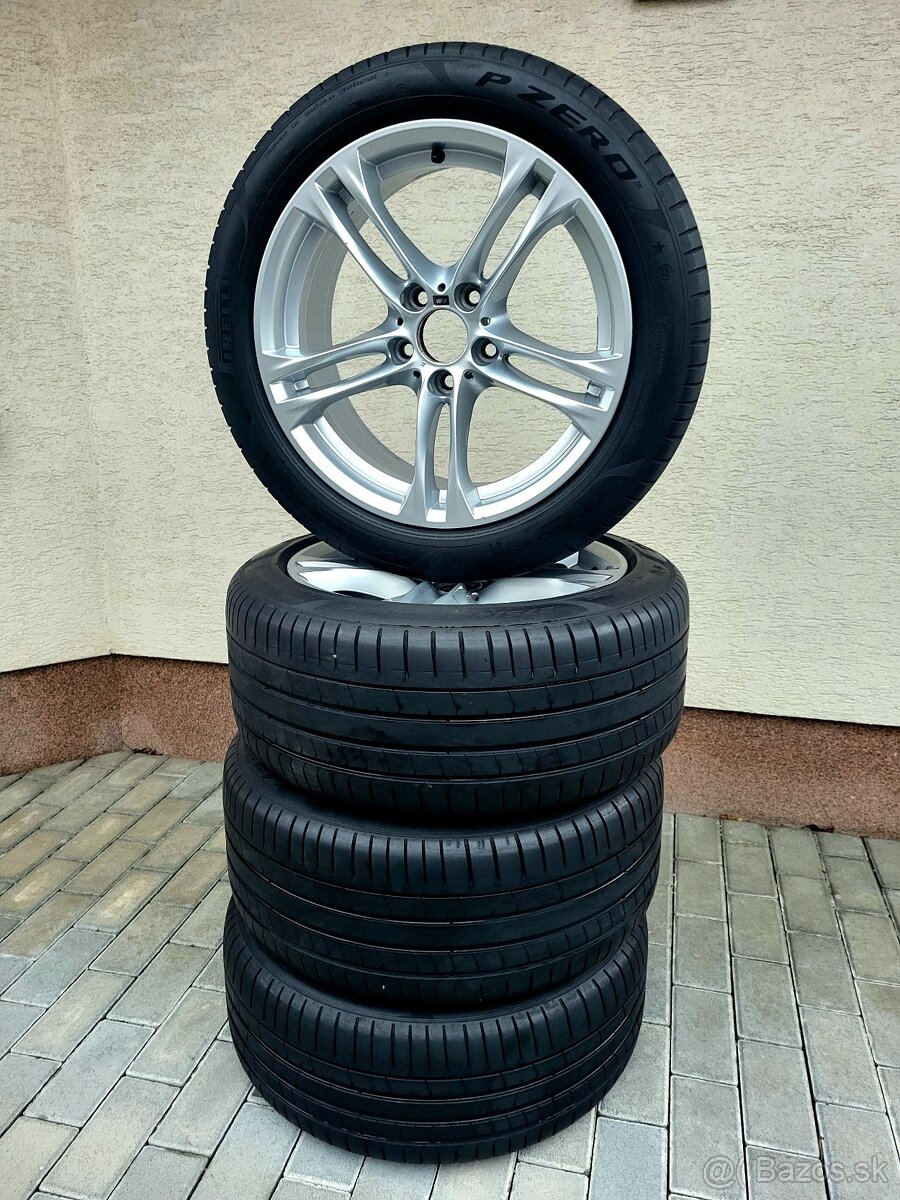 BMW  F10 M-tech elektróny 5X120 R18, pneu 245/45, 275/40 R18