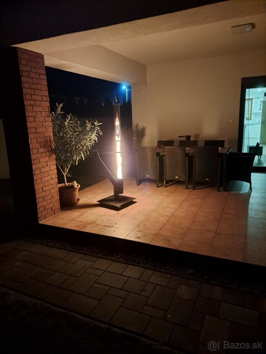 ohrievač záhradná fakľa pellet stove Pec na pelety