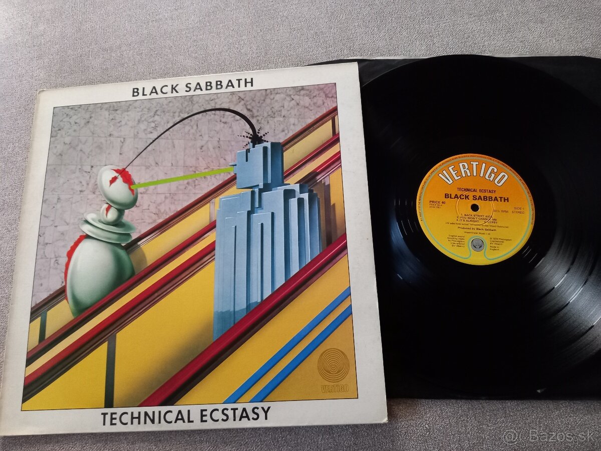 BLACK SABBATH „Technical Ecstacy „ /Vertigo 1976/skvely stav