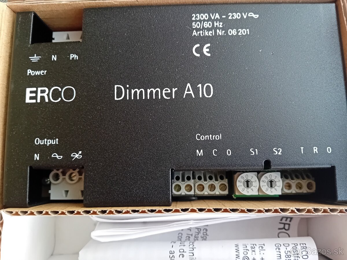 Stmívač od ERCO DIMMER A10 230V/2300VA