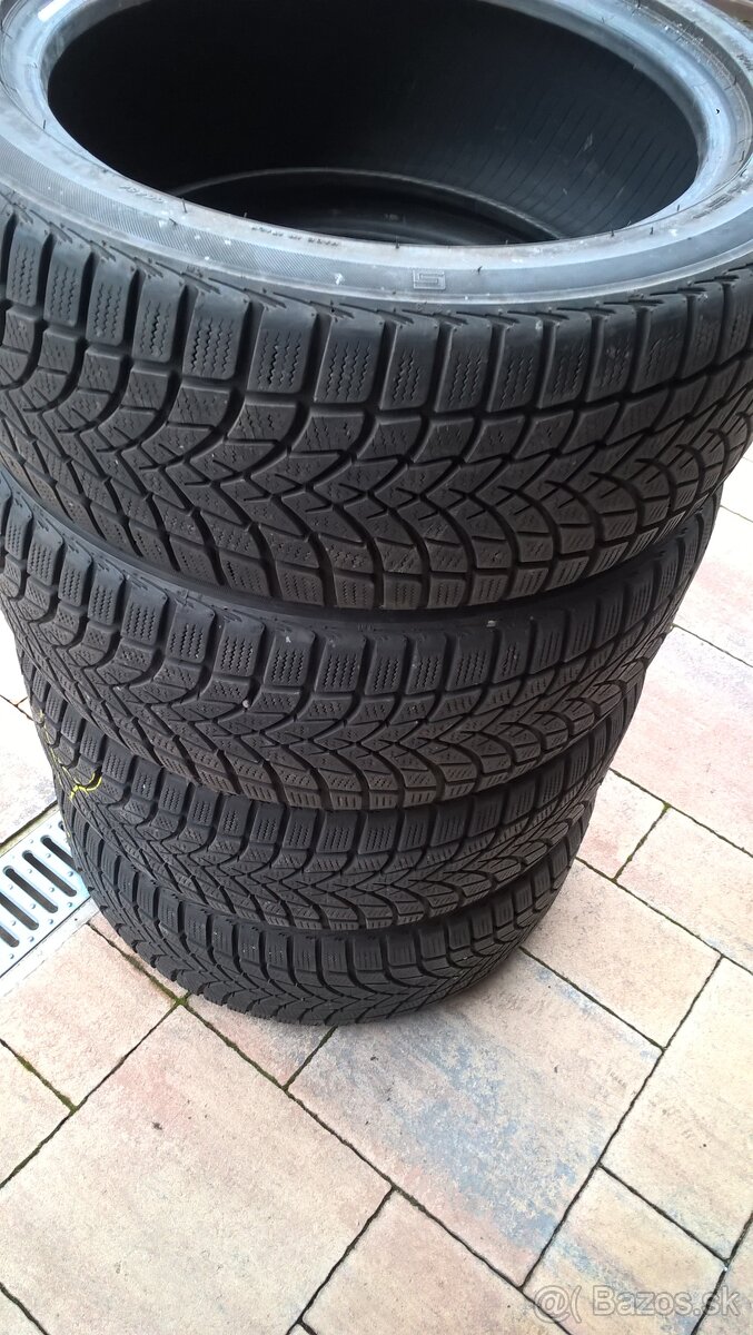 4 ks ZIMNÉ pneu 225/45 R17 dezén 7 a 8 mm UŽ OD 45-€/kus