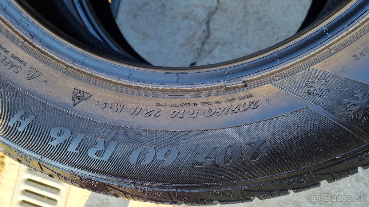 205/60 r16 zimne pneu rok 2024