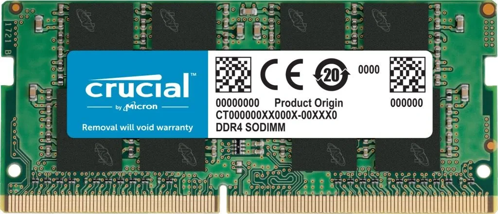 DDR4 CRUCIAL SO-DIMM 4GB - 2400 Mhz