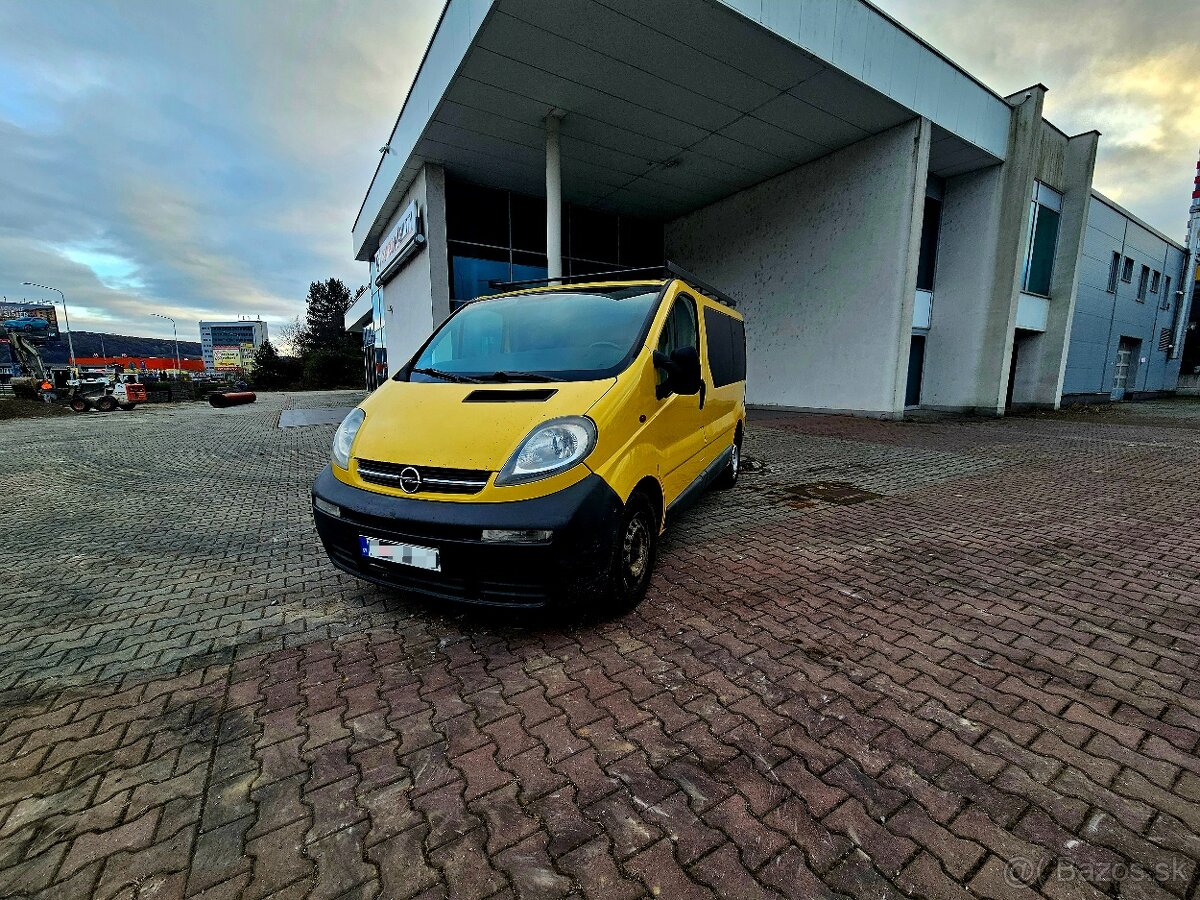 Opel Vivaro 1.9dci ●nová stk/ek●3 miestna verzia●