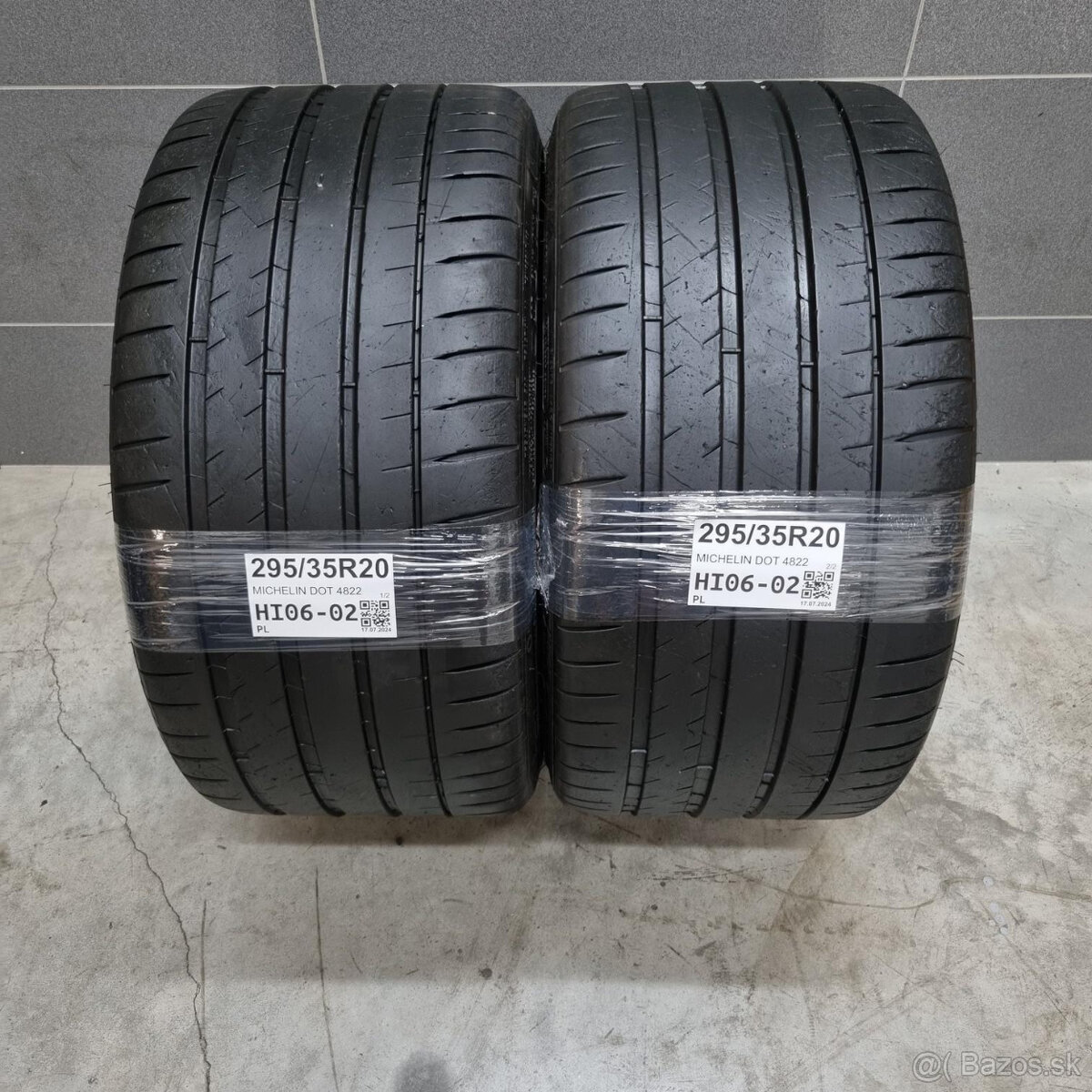 Letné pneumatiky 295/35 R20 MICHELIN DOT4822