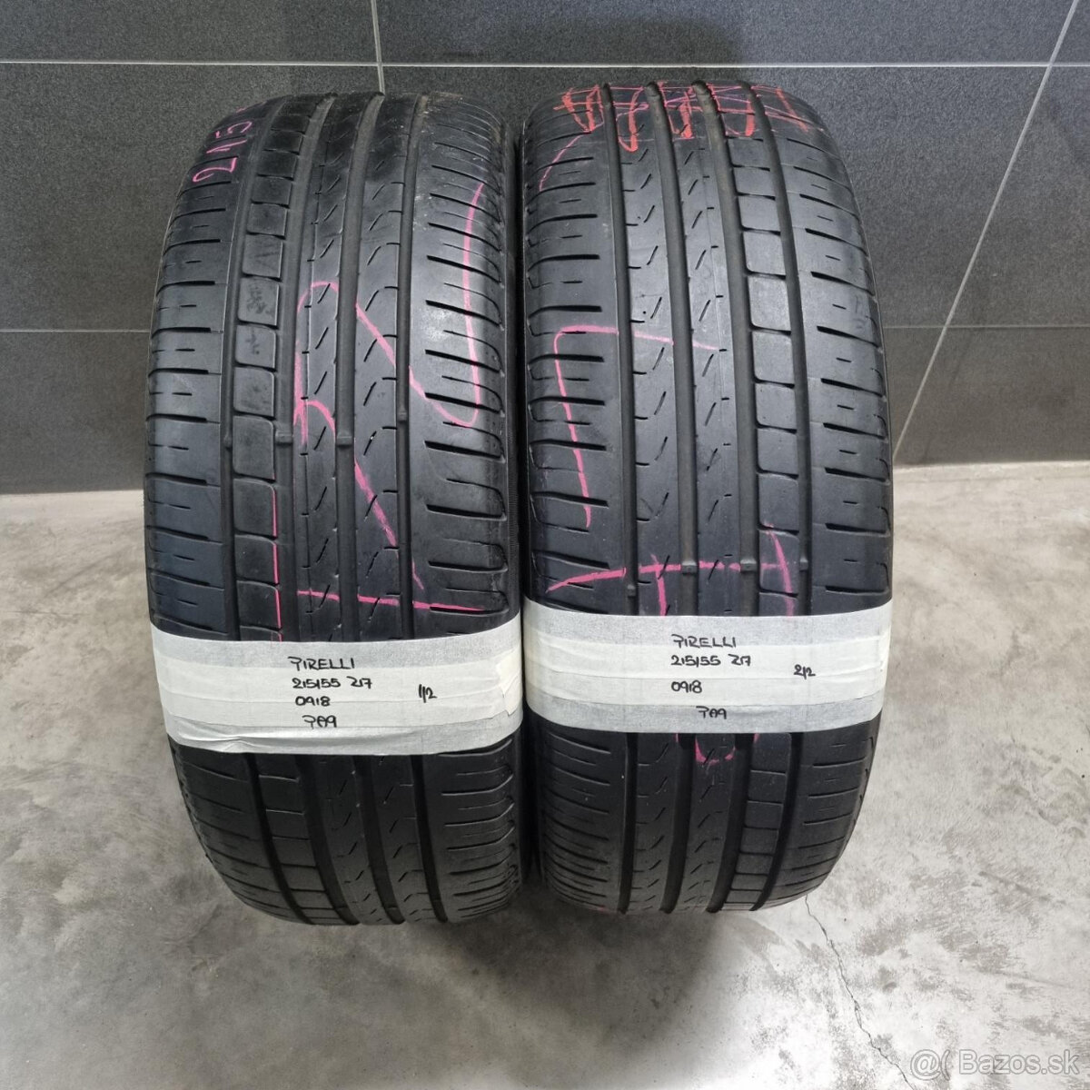 Letné pneumatiky 215/55 R17 PIRELLI DOT0118