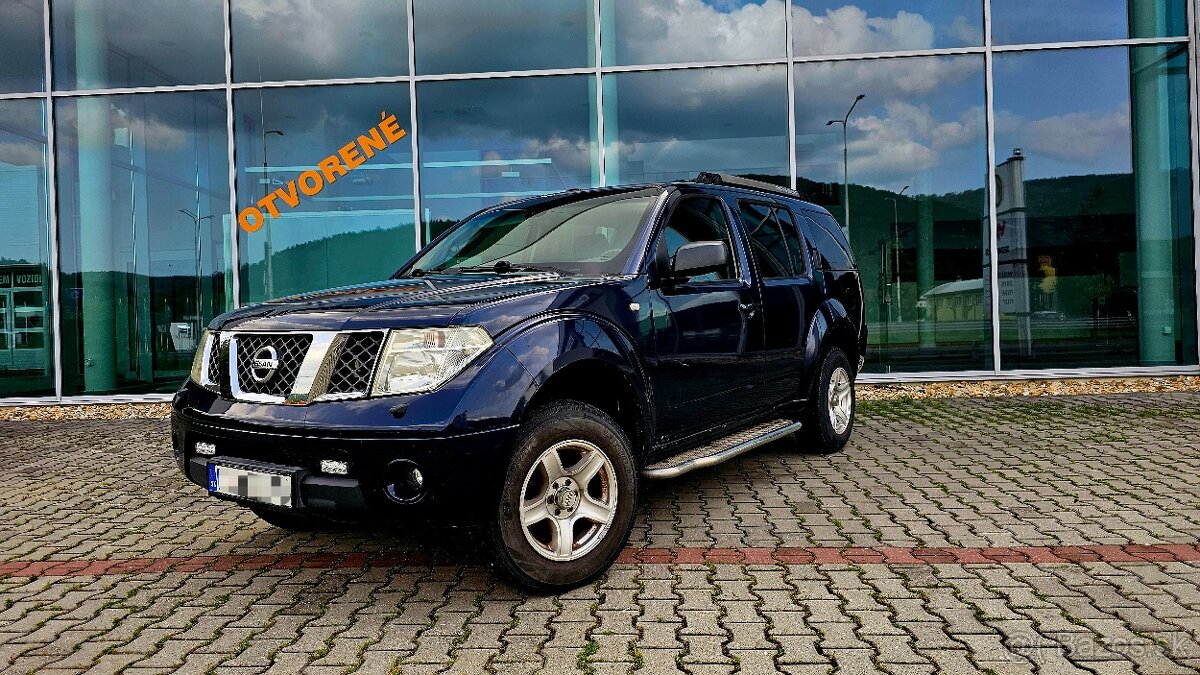 NISSAN PATHFINDER 2.5DCI  ●182000KM●4x4●ŤAŽNÉ●7 MIEST