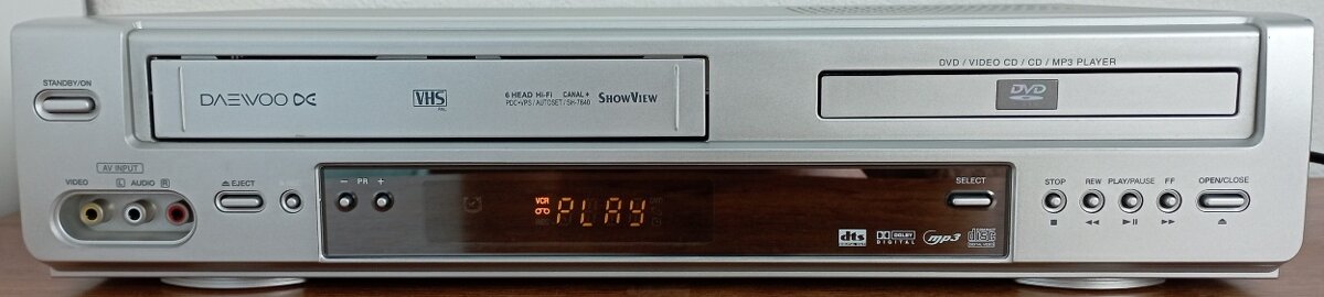 DAEWOO SH-7840  .... 6 hlavovy HIFI STEREO videorekorder....