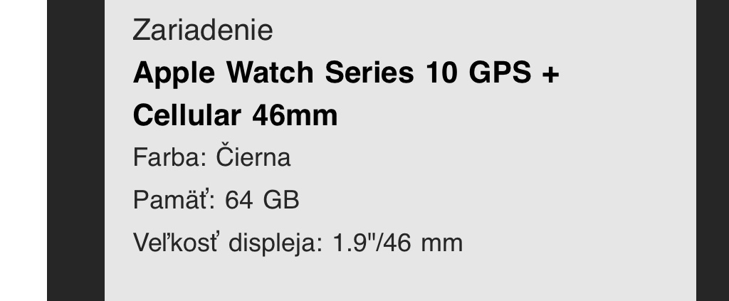 Apple Watch series 10GP