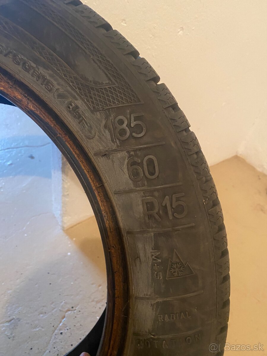 Predam zimné gumy Kleber 180/60 R15