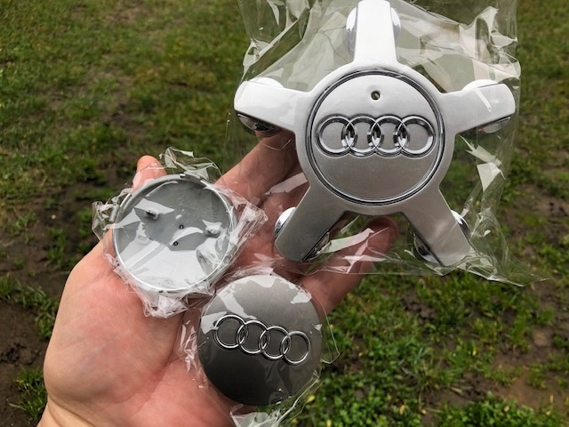 MIX AUDI AJ CIERNE 60 MM 69 MM 135 MM STREDOVE KRYTY KOLIES