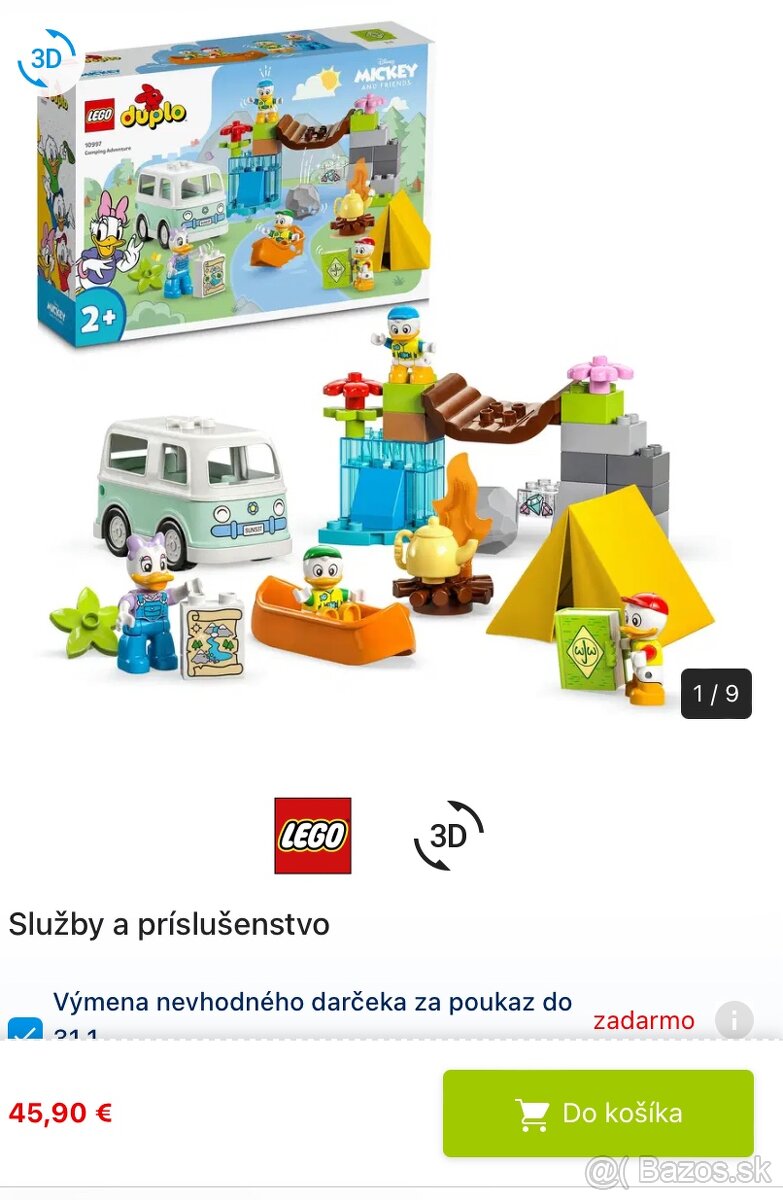 Lego duplo kacer Donald