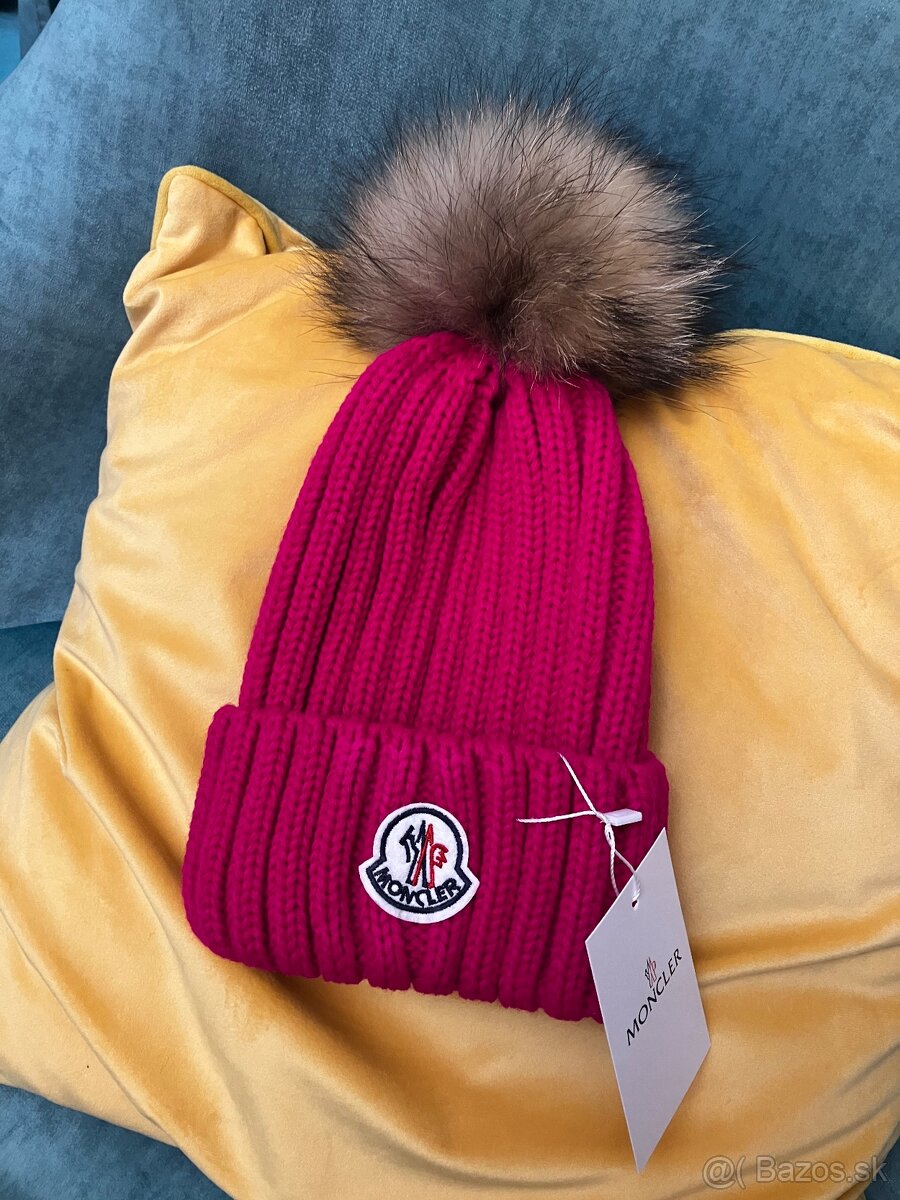 Moncler čiapka pink