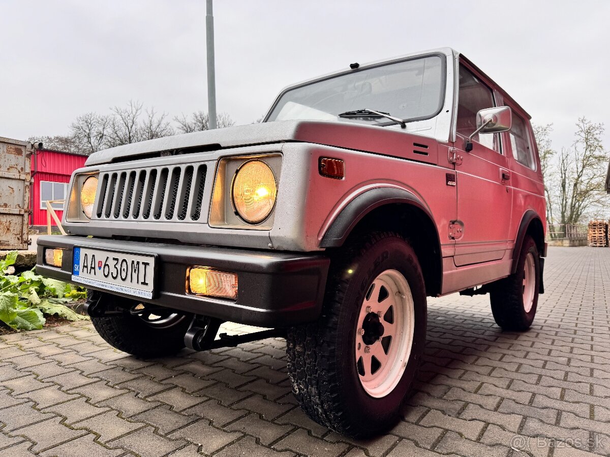 SUZUKI SAMURAI SJ410, 1,0 BENZÍN, 4X4, ZACHOVALÝ