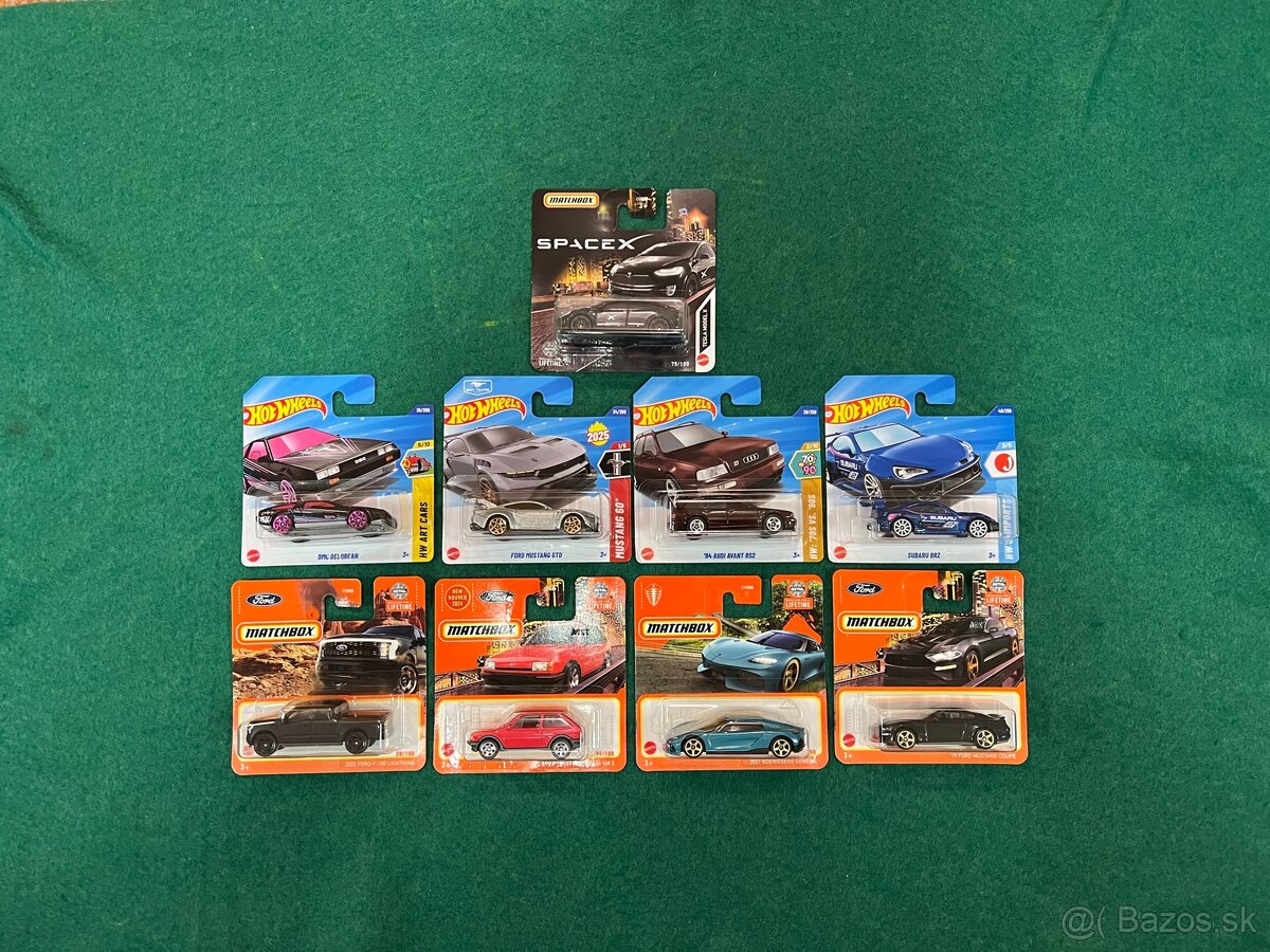 Hot Wheels & Matchbox mix modelov