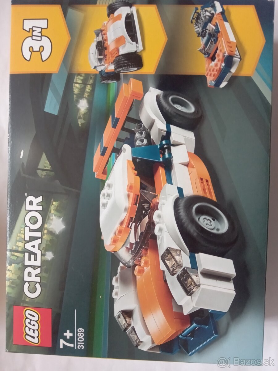 LEGO Creator 31089 NOVÉ Oranžové pretekárske auto