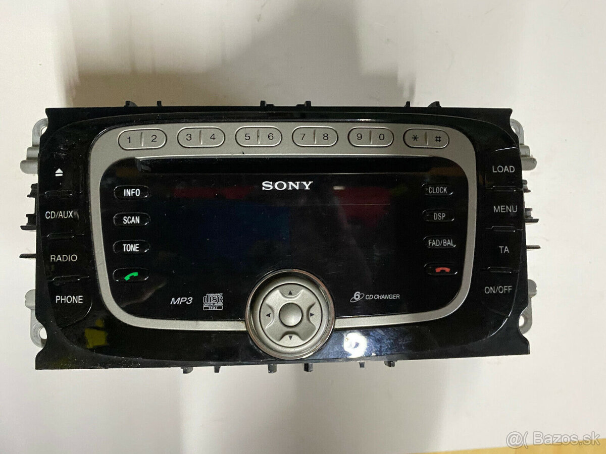 SONY - FORD Focus, Modeo, Galaxy ( MP3, 6CD changer).