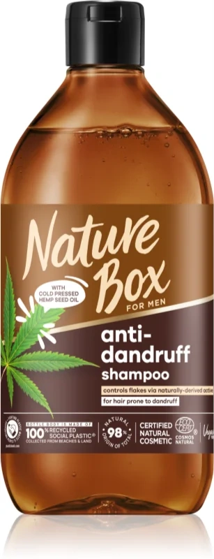 Nature Box Hemp Seed šampón proti lupinám 3v1 (AKCIA)