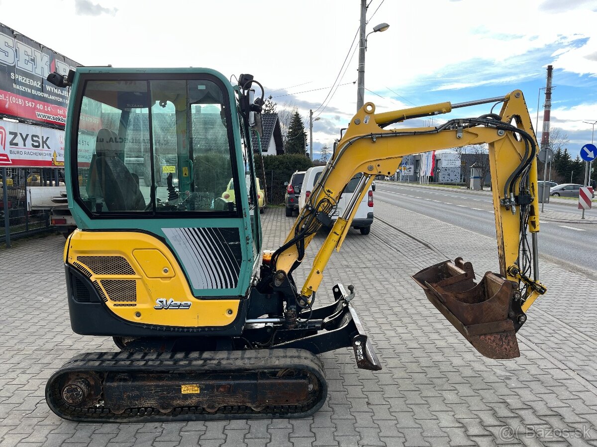 Minibager minirypadlo Yanmar SV 22, Takeutchi, Caterpillar