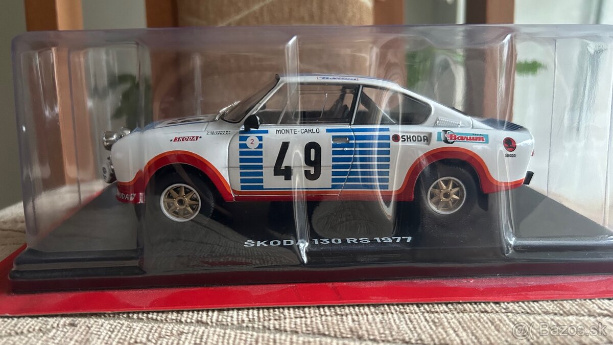 Škoda 130 RS 1977 Rallye Monte Carlo Hachette 1/24