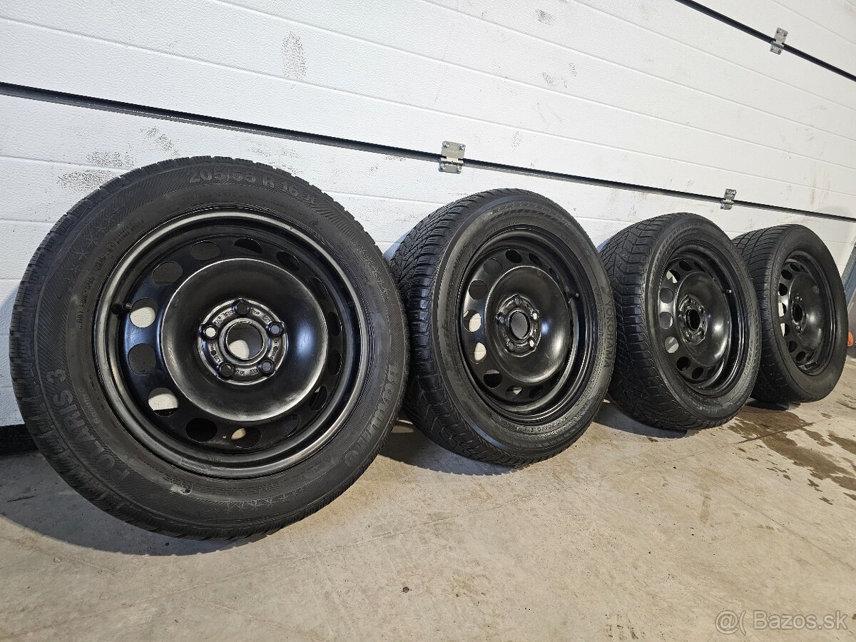 Plechové disky Vw, AUDI, SEAT, ŠKODA 5x112+205/55 R16