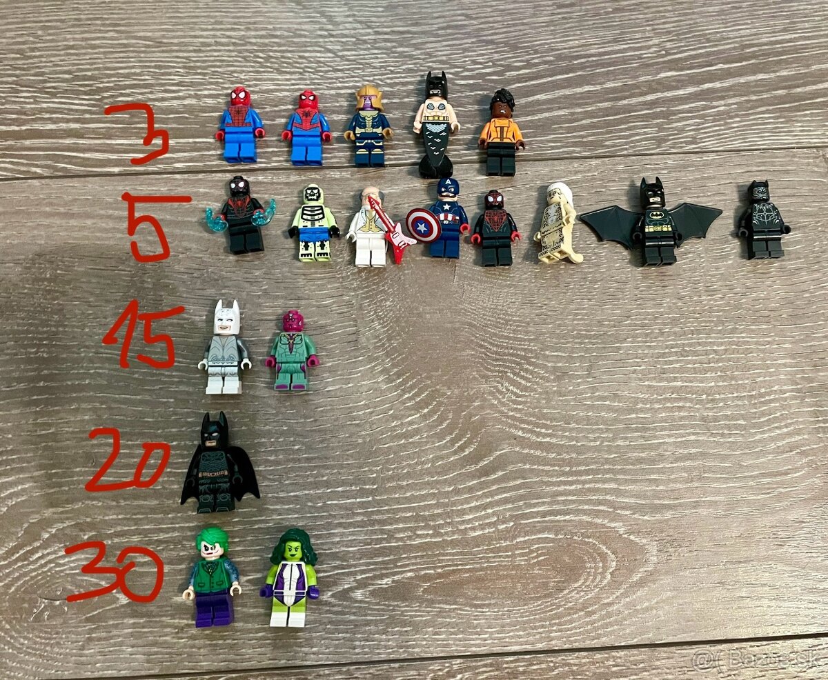 Lego marvel / dc figurky