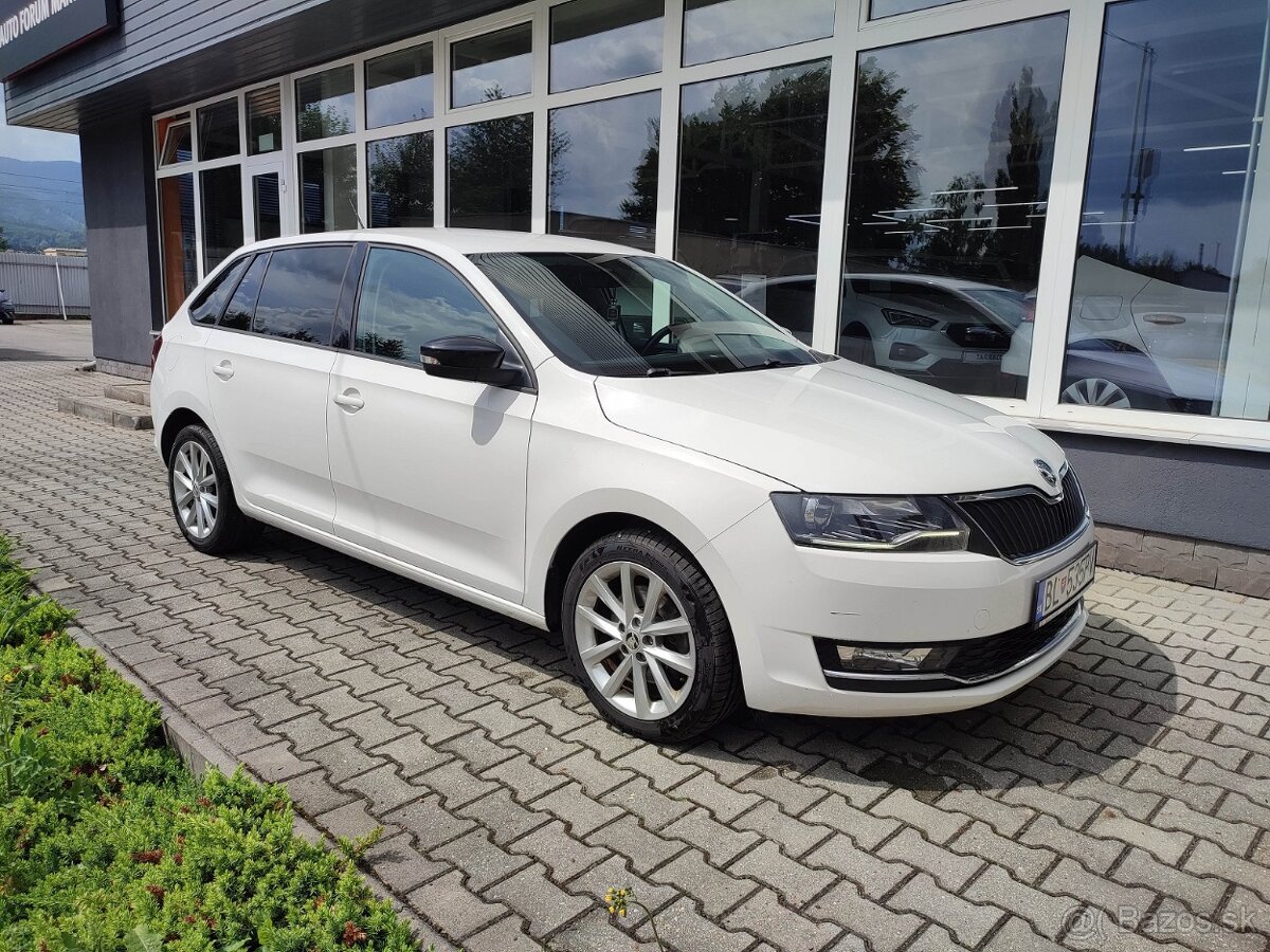 ŠKODA RAPID 1.0 81kw SPACEBACK STYLE 6MT 11/17 odp.DPH