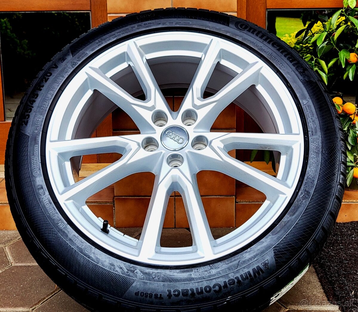 alu R20 5x112, letné / zimné pneu 255/45, orig. Audi Q5