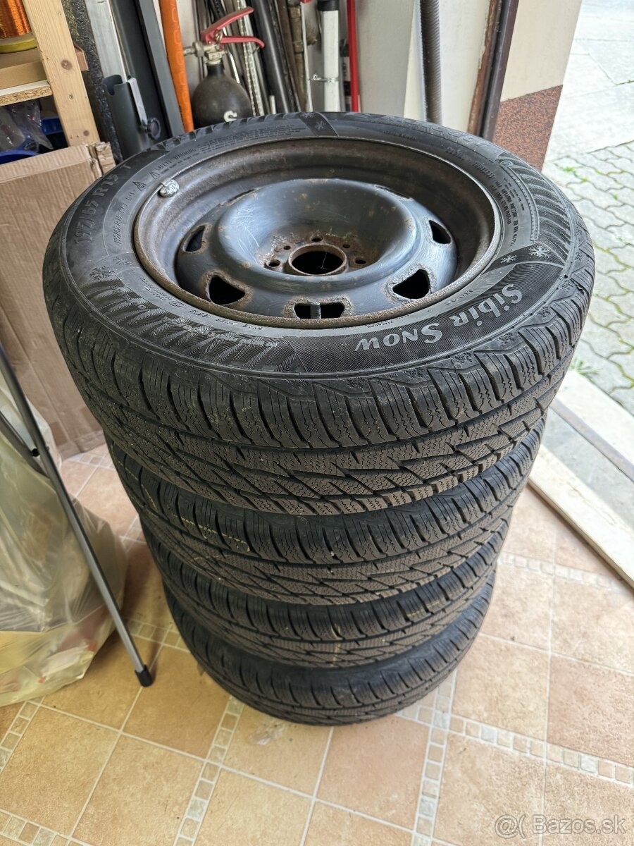 Zimné pneu na plech. diskoch Matador 195/65 R15 91T