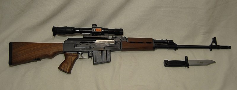 Zastava M76 aj so sčíslovanou optikou, nastrelená