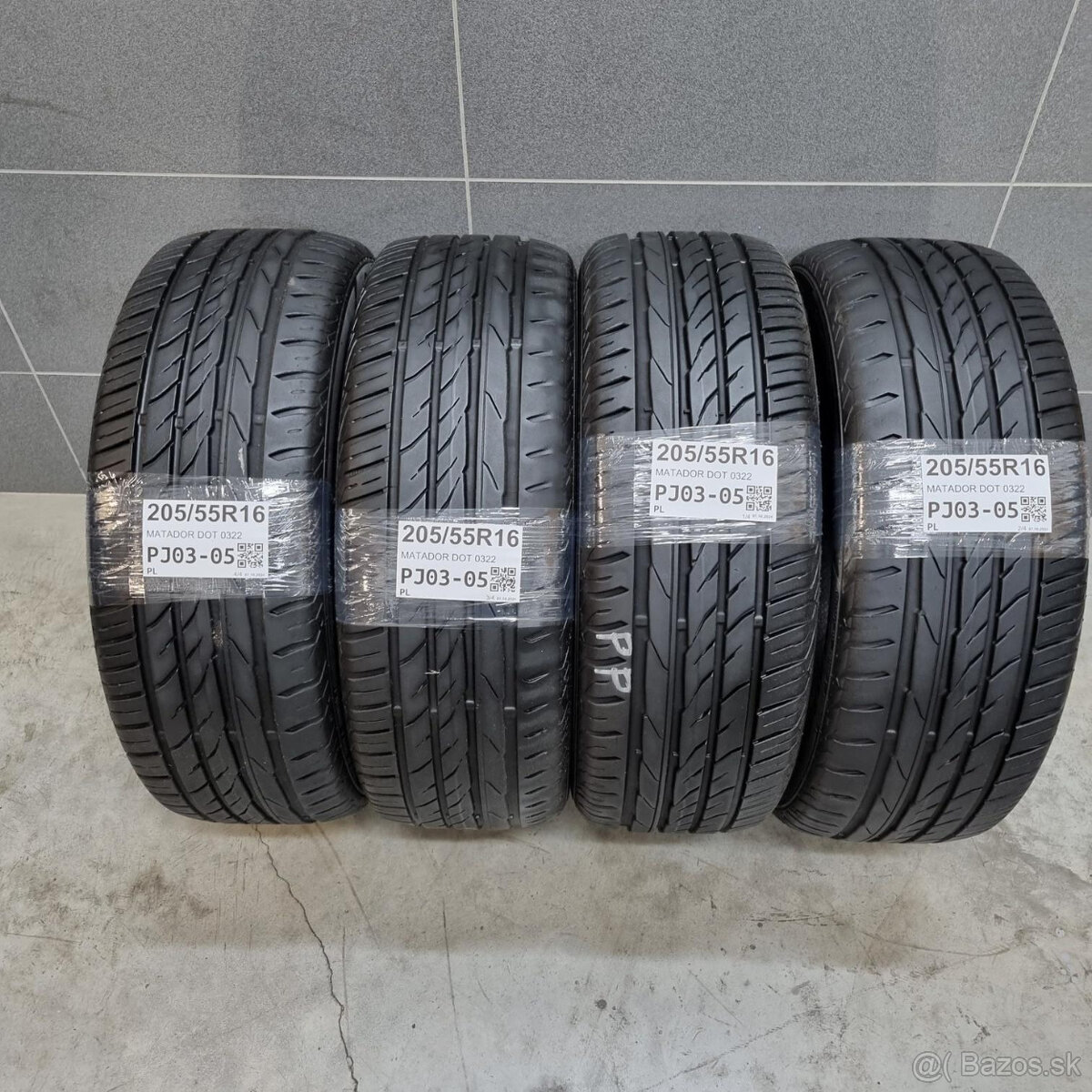 Letné pneumatiky 205/55 R16 MATADOR DOT0322