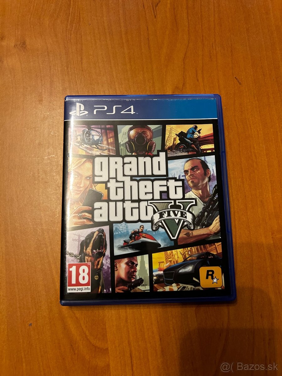 Predám hru GTA 5 na PS4